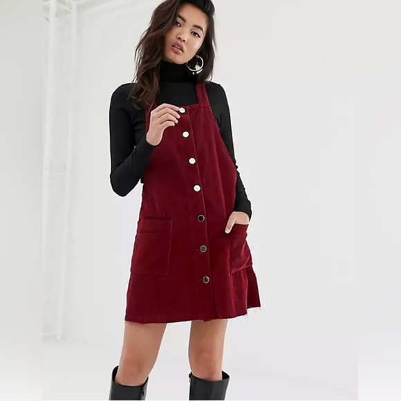 ASOS River Island - Corduroy Jumper Dress - size 10 - Picture 4 of 9